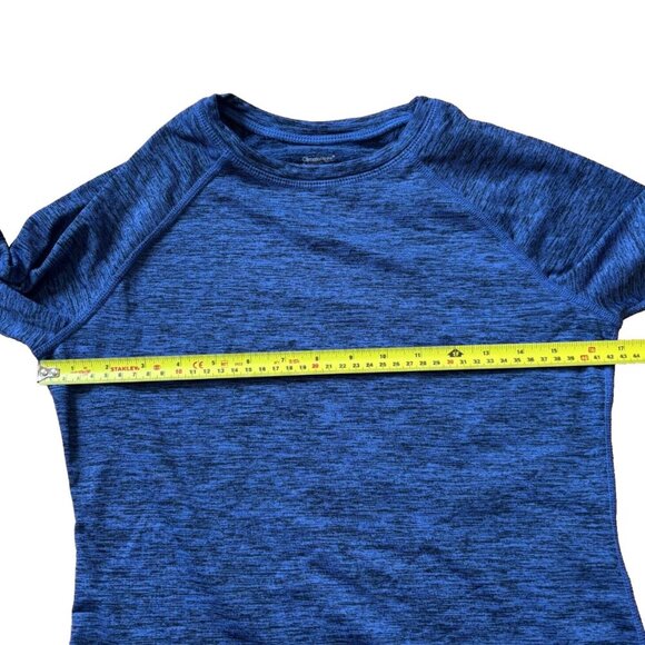 CUDDLDUDS CLIMATE RIGHT BLUE FLEECE BASE LAYER TOP w/THUMBHOLES SMALL S - Picture 4 of 5